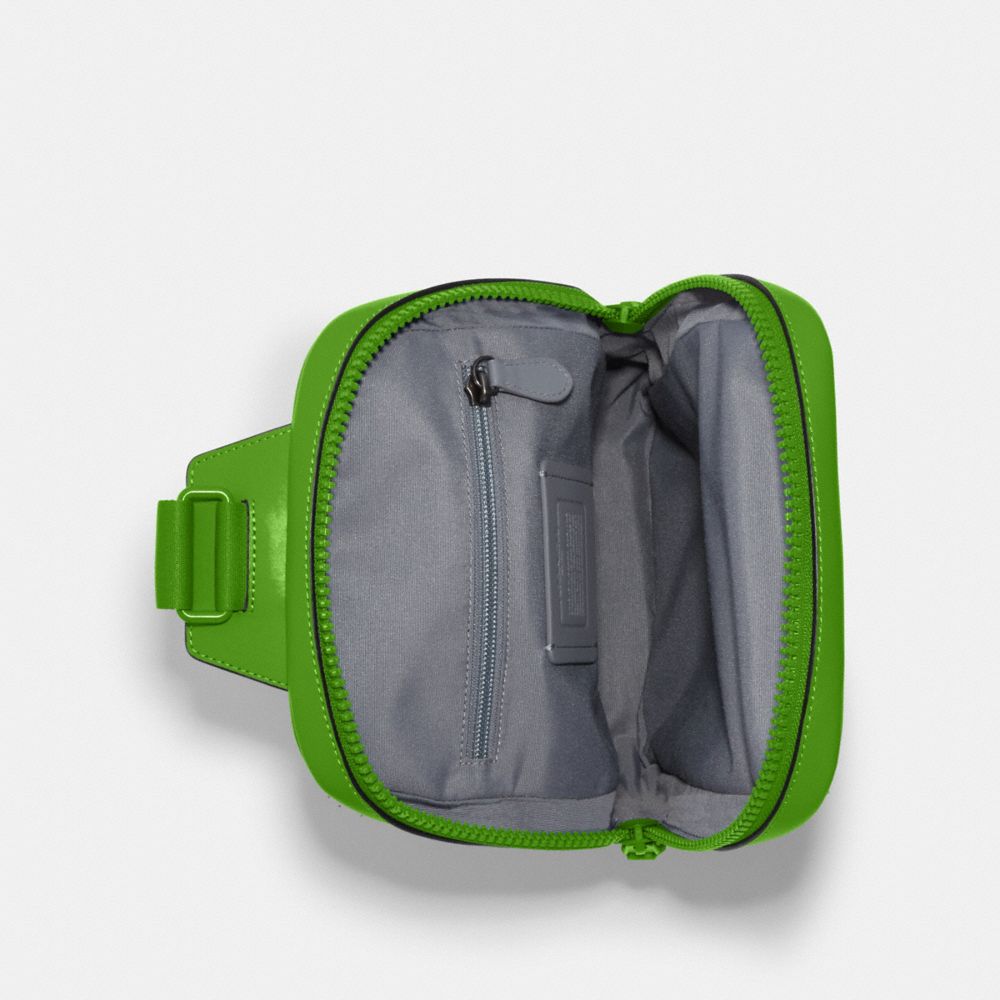 COACH®,Track Pack In Signature Canvas,,Inside View,Top View