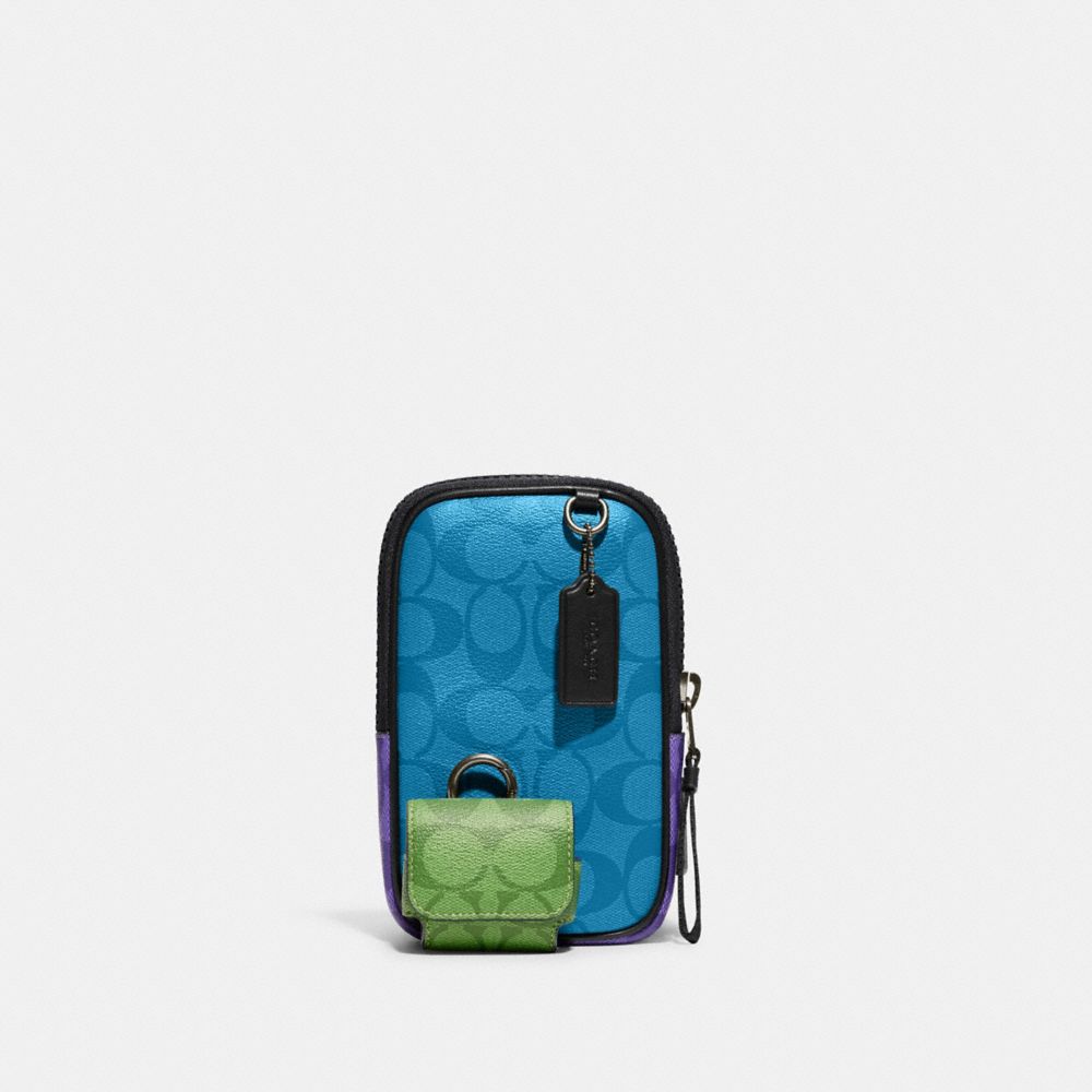 Buy the Coach Crossbody Bag Multifunction Phone Pack w/ AirPod Case C9842