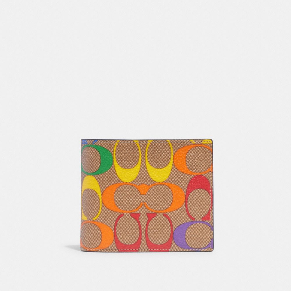 Rainbow discount coach wallet