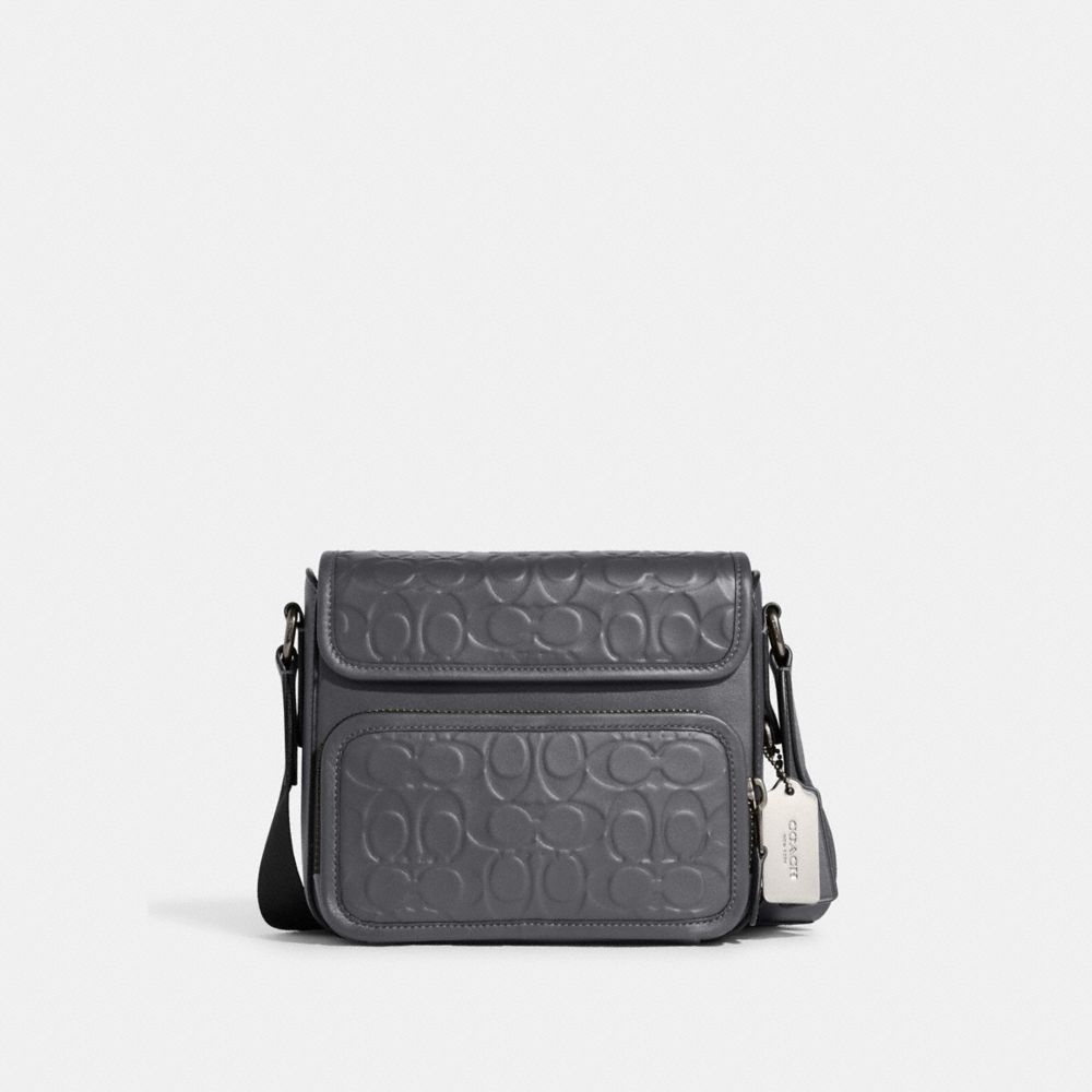 美品】COACH ショルダーバッグ レザー ロゴ金具 ブラック F57788 - バッグ