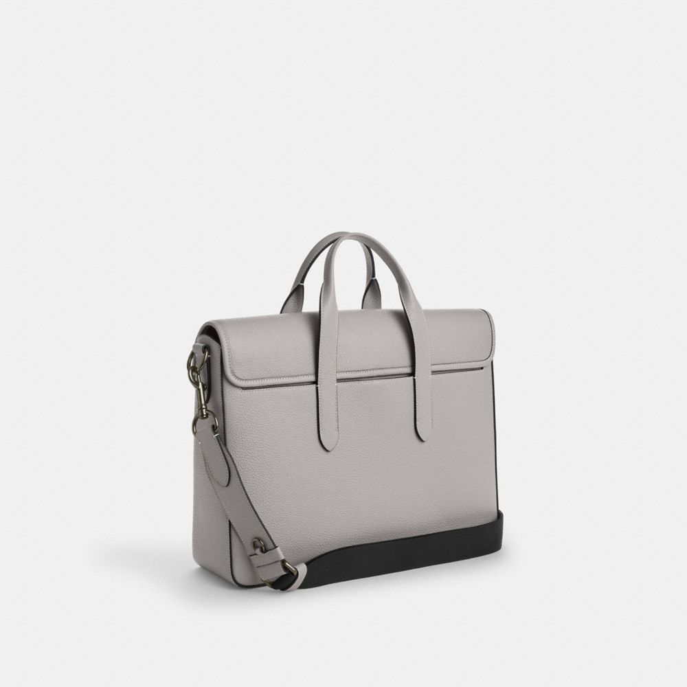 COACH®,サリバン ポートフォリオ ブリーフ,トート&ビジネスバッグ,ﾀﾞｳﾞ ｸﾞﾚｰ