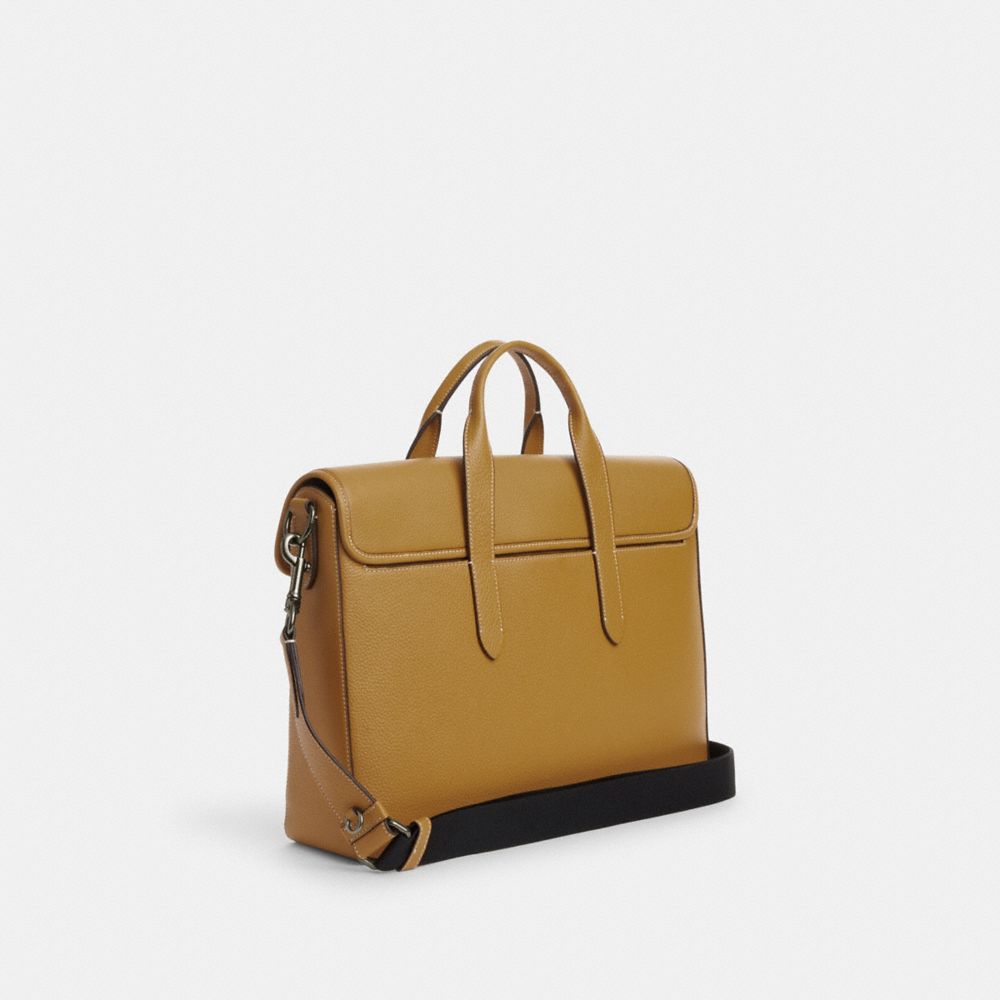 COACH®,サリバン ポートフォリオ ブリーフ,トート&ビジネスバッグ,ﾌﾗｯｸｽ
