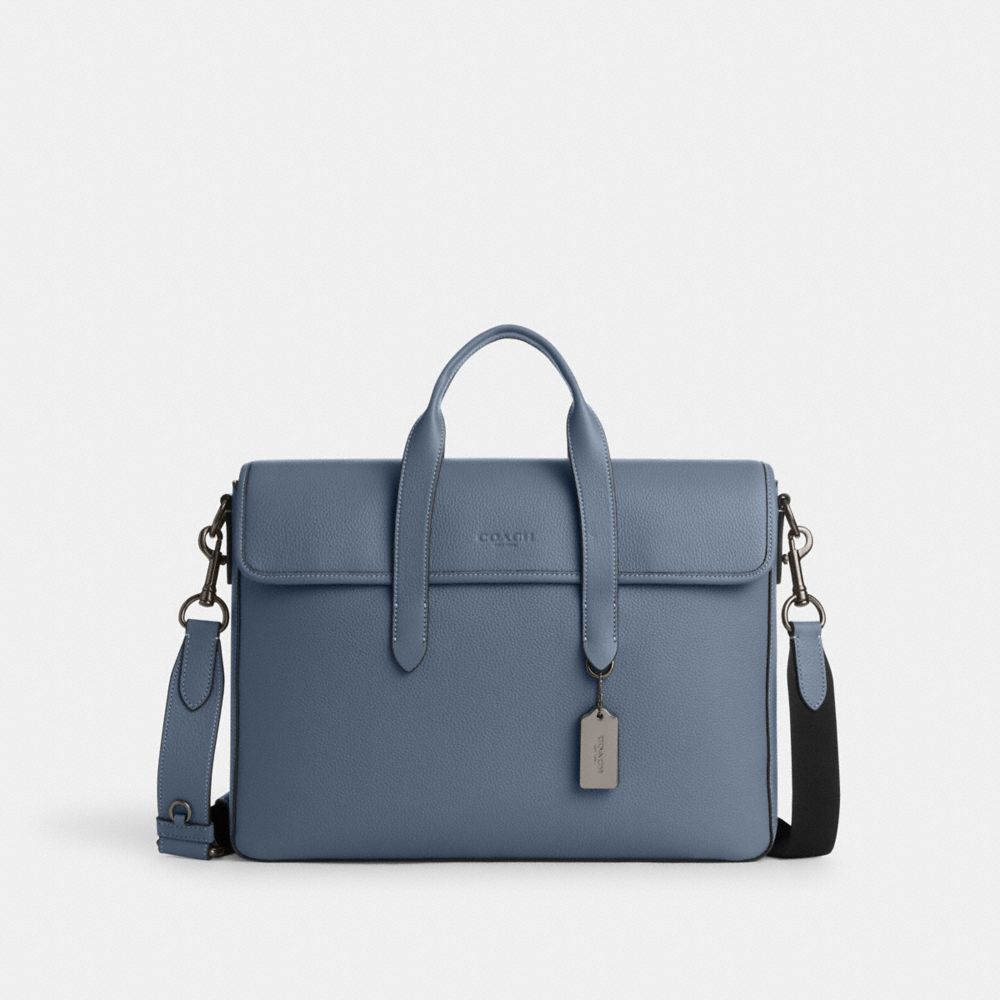 COACH®,サリバン ポートフォリオ ブリーフ,トート&ビジネスバッグ,ﾗｲﾄ ﾐｽﾄ