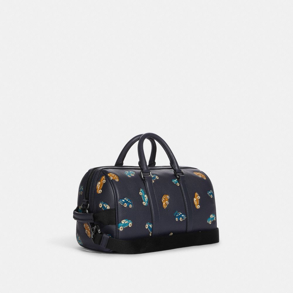 COACH Explorer Camo-print Leather Duffle Bag in Blue