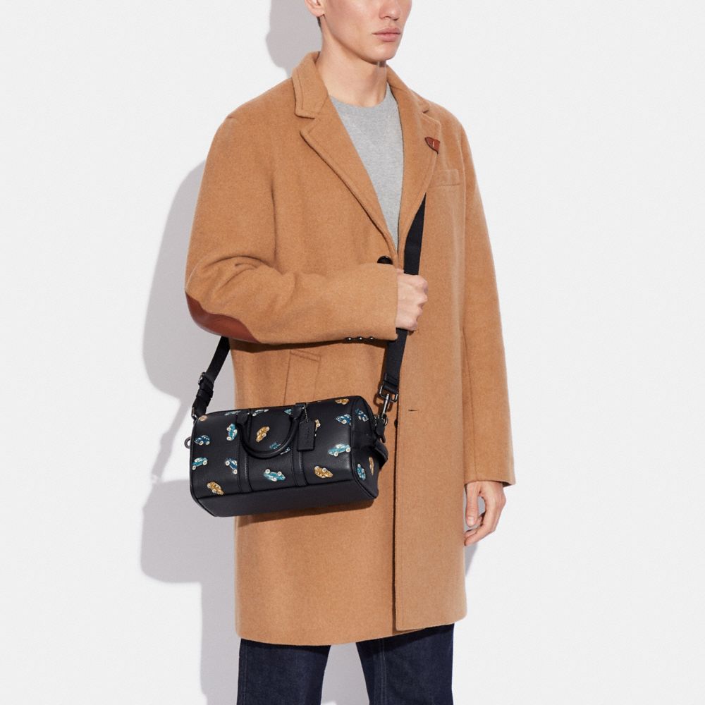 COACH - ポポロン COACH Vintage 70s Coach Zip Top Tote Bag Leather Kisslock