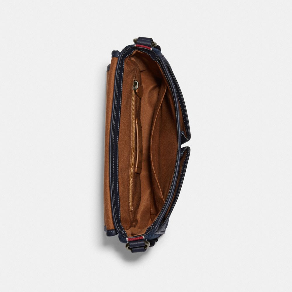 Thompson Small Map Bag In Signature Jacquard With Stripes
