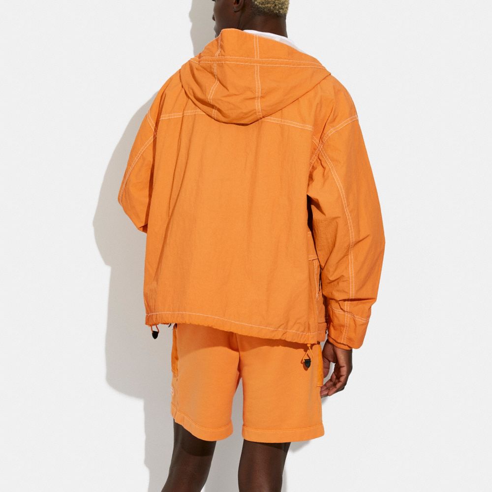 COACH®,LIGHTWEIGHT WINDBREAKER,Faded Orange,Scale View