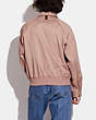 COACH®,HARRINGTON JACKET,Cotton/Polyester,Dusty Pink,Scale View