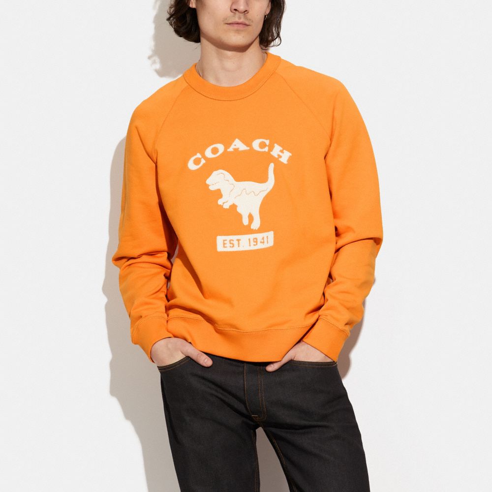 COACH® | Rexy School Crewneck In Organic Cotton