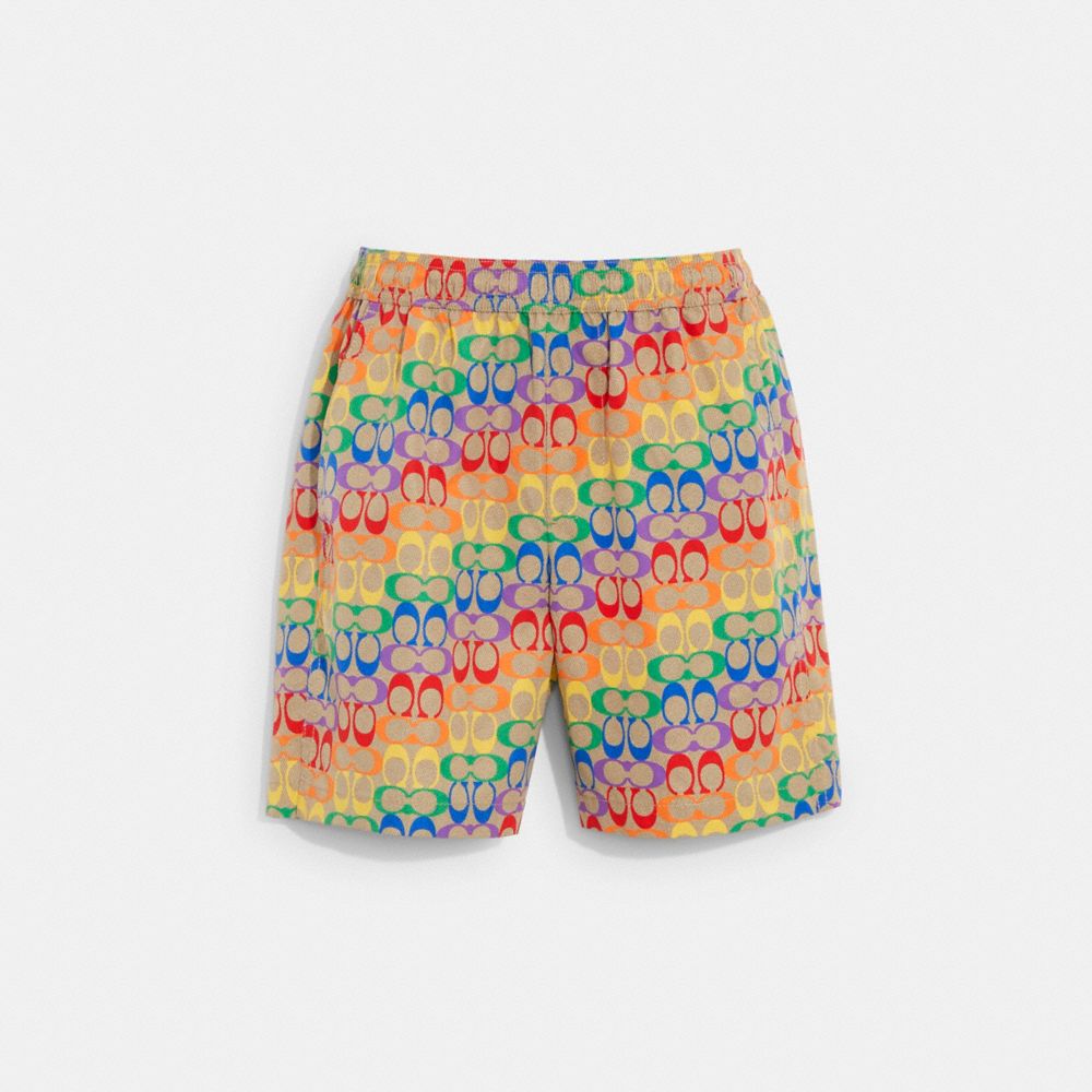 Short de bain discount arc en ciel