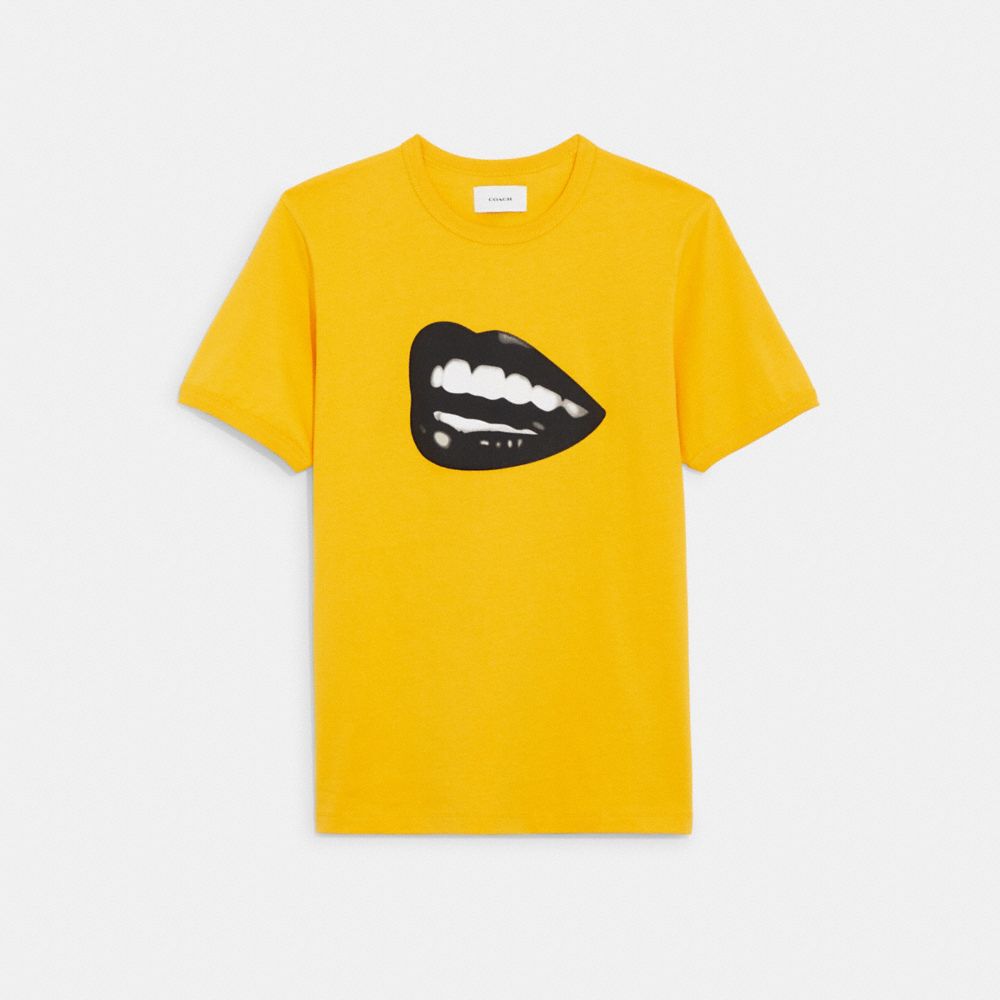 T Shirt Coach X Tom Wesselmann In Cotone Biologico image number 0