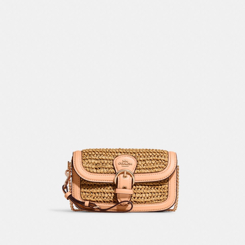 Harley Straw Crossbody Clutch Bag