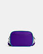 COACH®,MINI JAMIE CAMERA BAG IN COLORBLOCK,Mini,Silver/Sport Purple Multi,Back View
