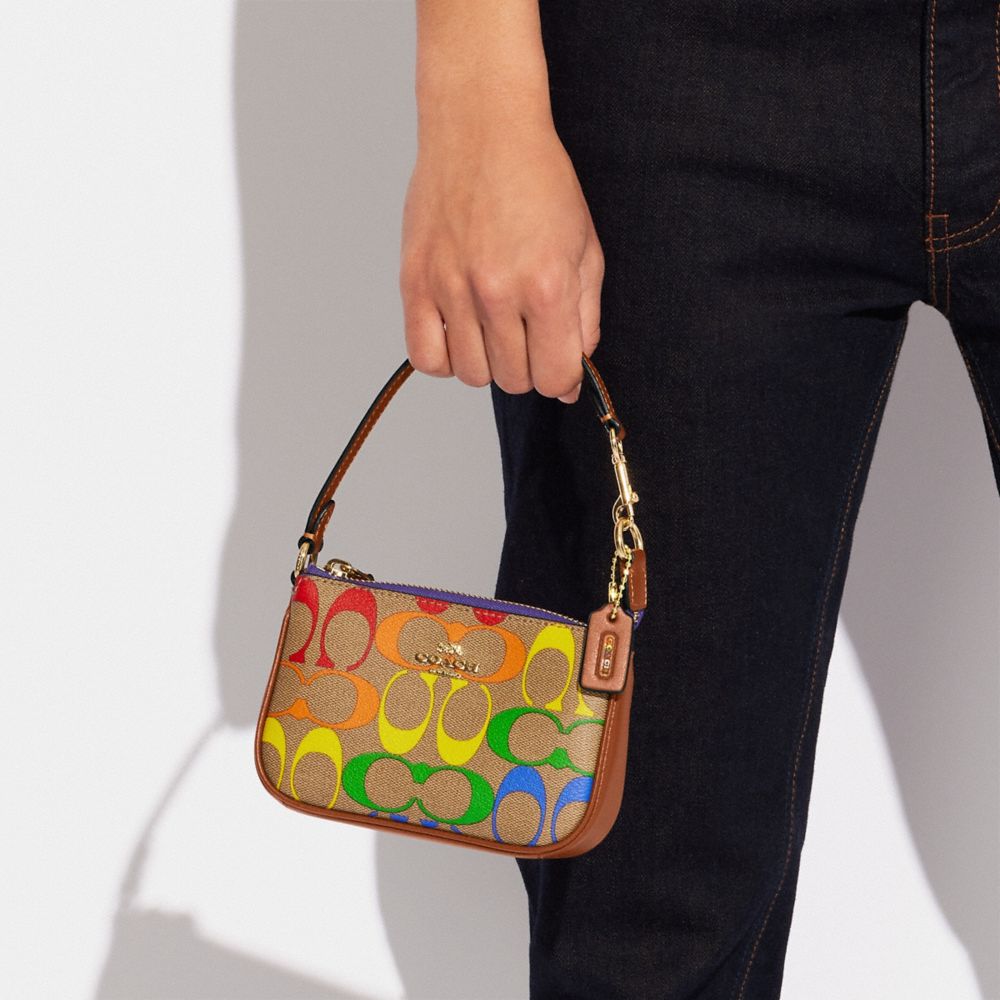 coach Nolita 15 In Signature Canvas With Dreamy Veggie Print