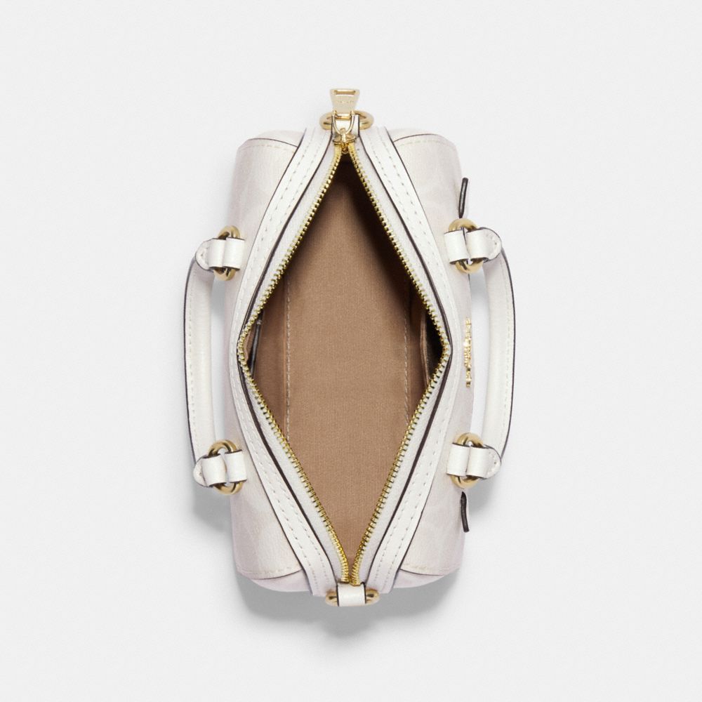 COACH®,Mini Rowan Crossbody In Signature Canvas,,Inside View,Top View