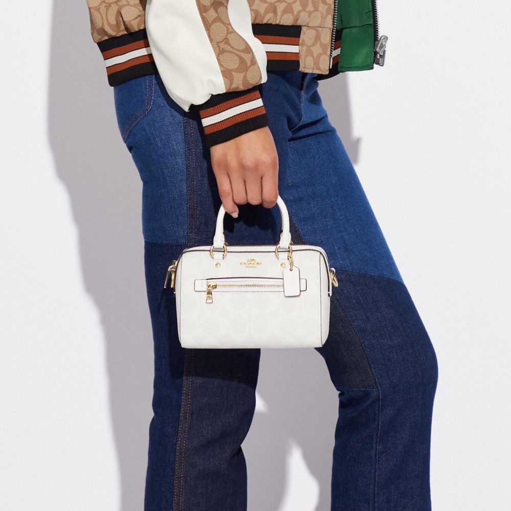 COACH®,Mini Rowan Crossbody In Signature Canvas,,Detail View