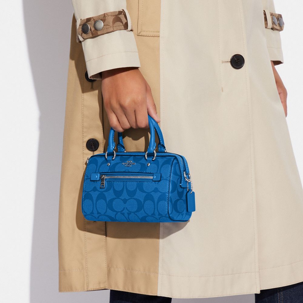 coach mini rowan blue