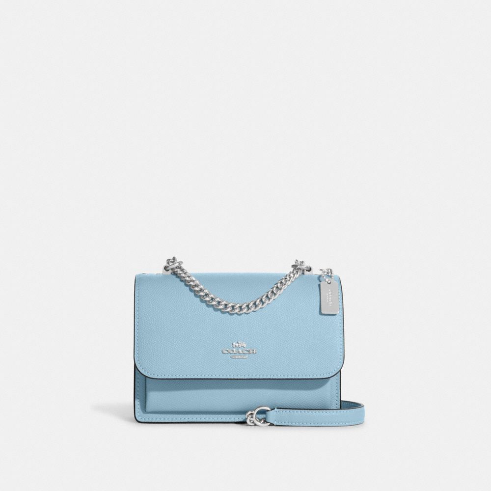 Coach bag cheap light blue