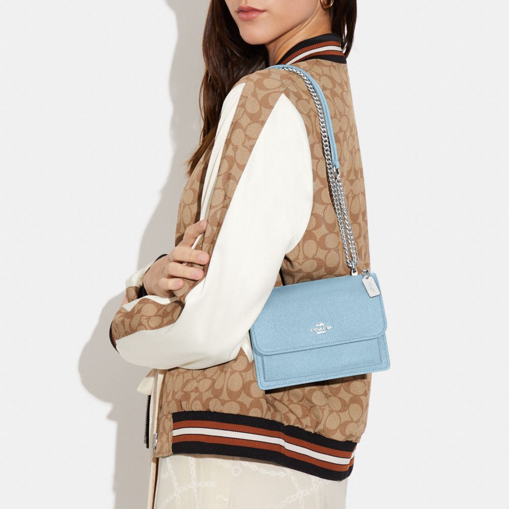 Coach White/Blue Leather Klare Crossbody Bag Coach