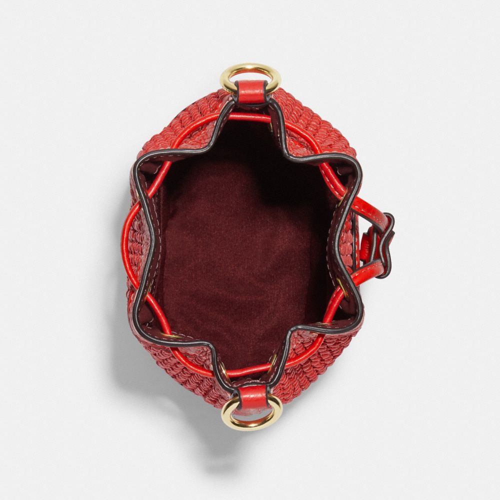 Mini Sac Seau Dempsey Avec Pièce écusson Coach