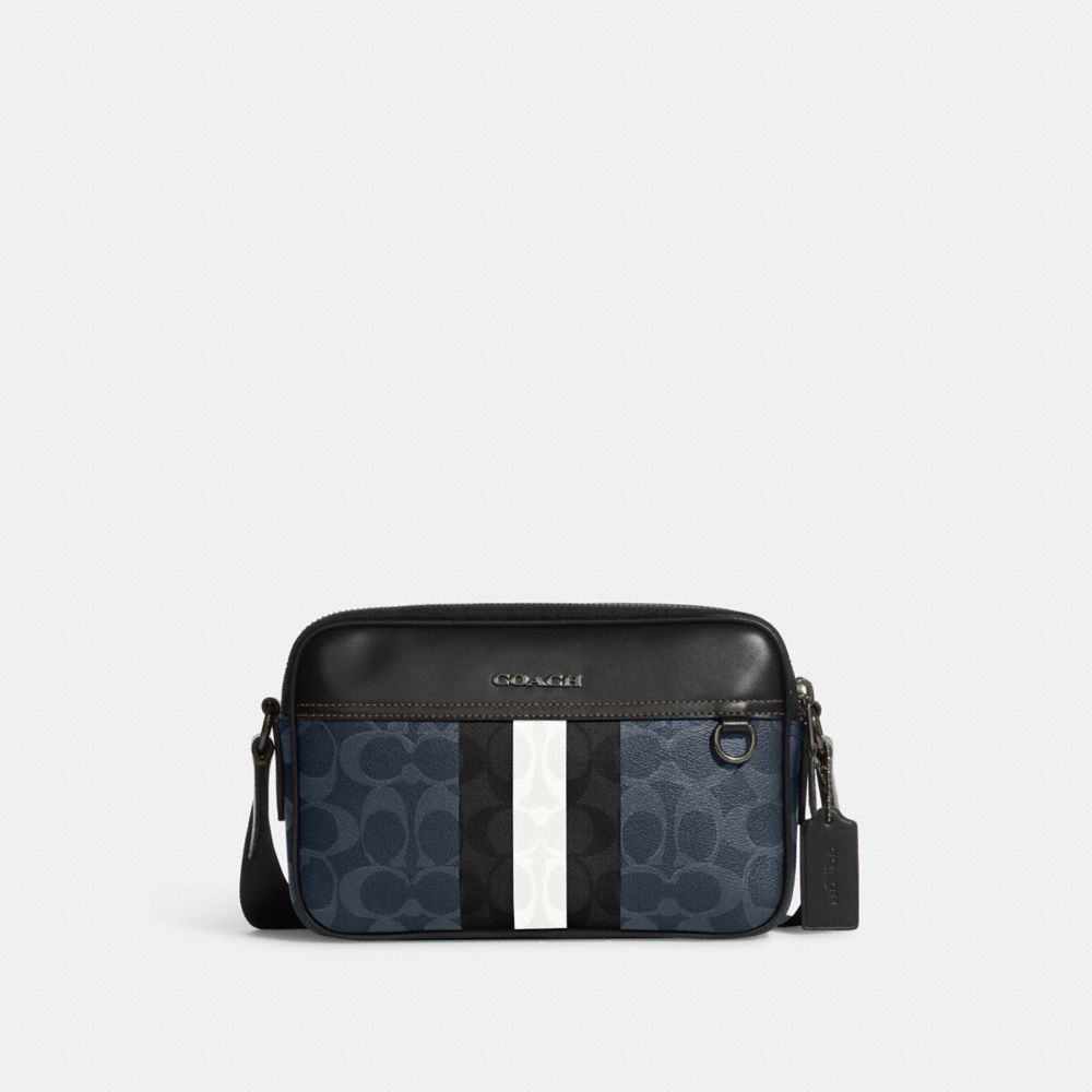 Coach Outlet  Crossbody Bag In Signature Canvas Only $68 (70% Off)