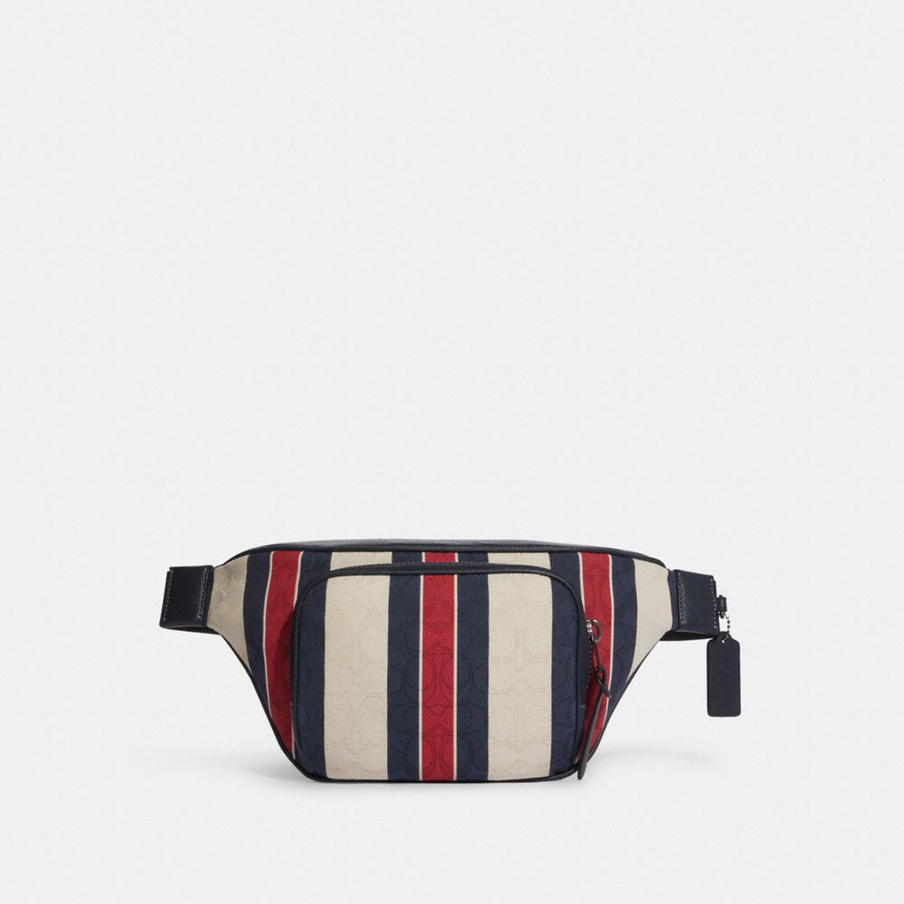 COACH OUTLET® | Thompson Belt Bag In Signature Jacquard With Stripes