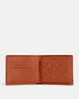 COACH®,3-IN-1 WALLET IN SIGNATURE LEATHER,Coated Canvas/Leather,Mini,Black Antique Nickel/Sunset,Inside View,Top View