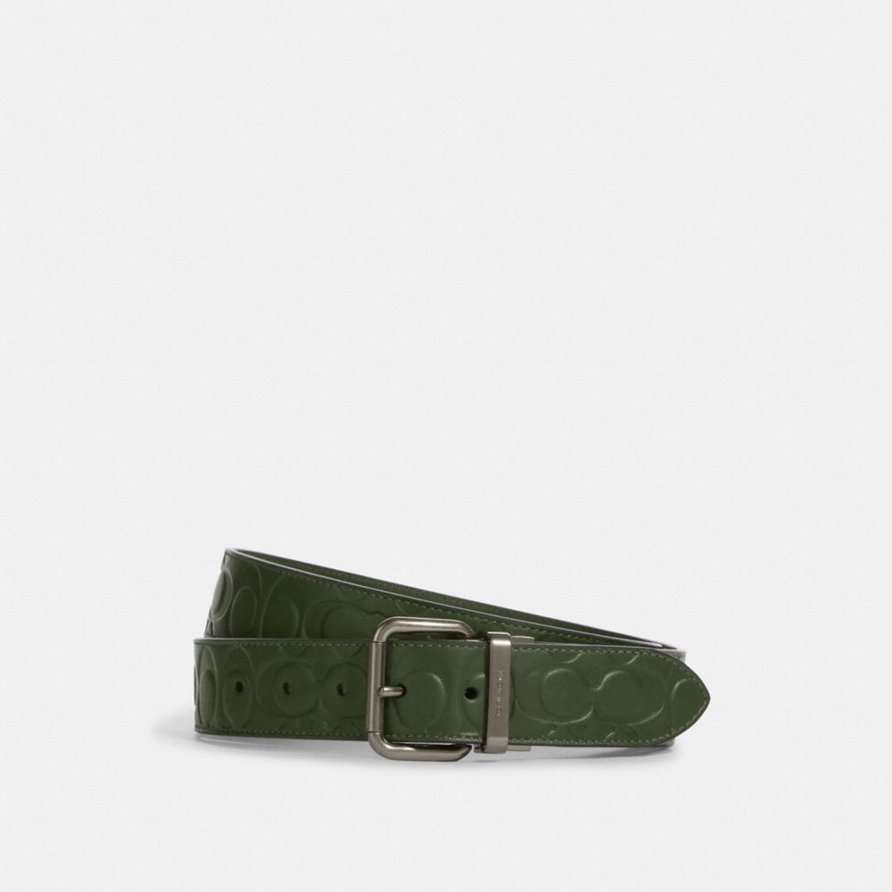 Coach outlet belt online mens