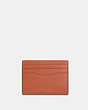 COACH®,SLIM ID CARD CASE,Refined Calf Leather,Black Antique Nickel/Sunset,Front View