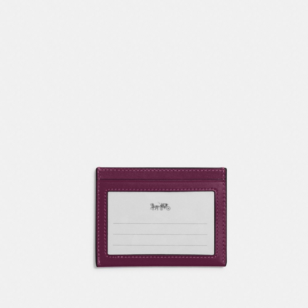 Coach SLIM CARD CASE - Wallet - ine/bordeaux 