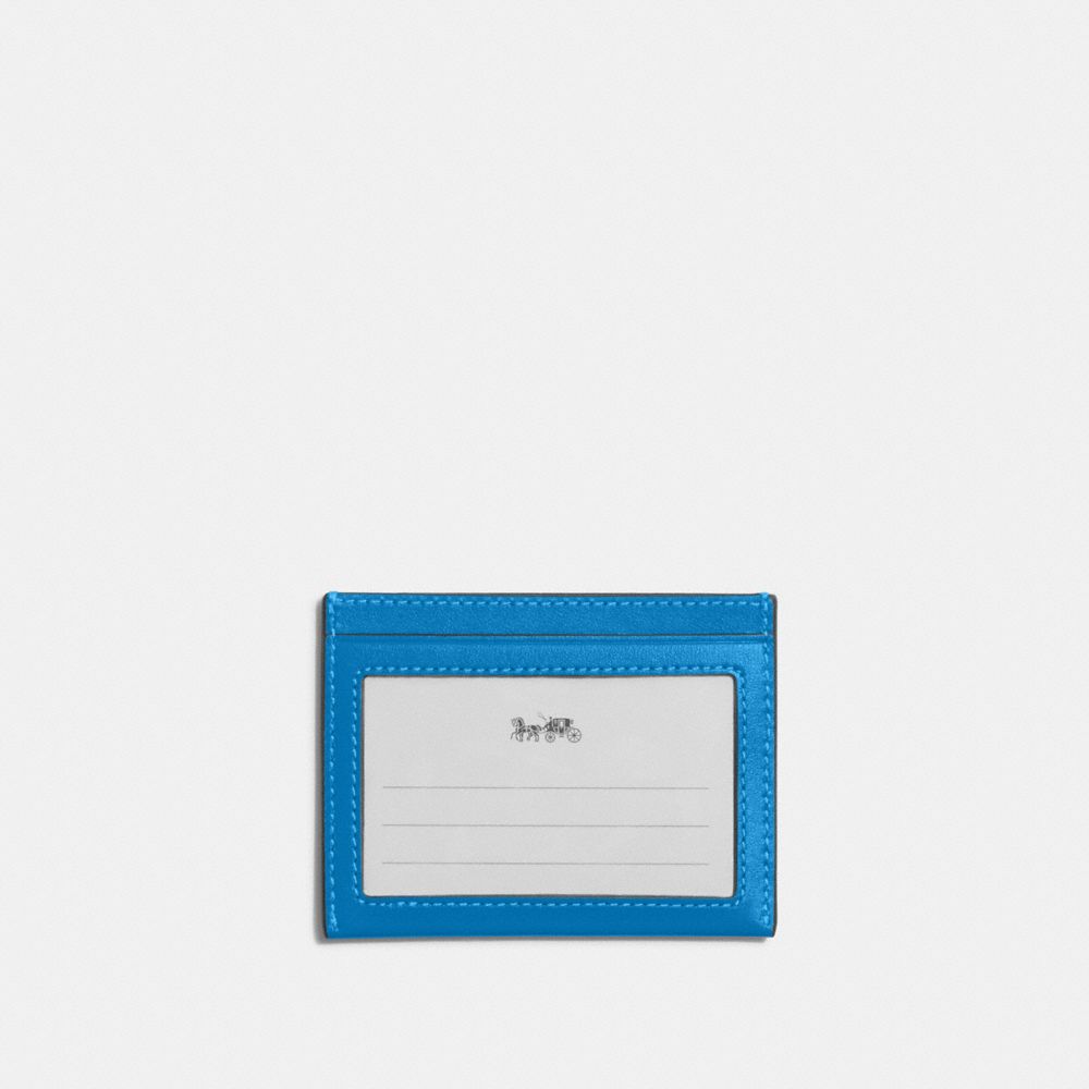 COACH®,Slim Id Card Case,Leather,Card Case,Casual,,Back View