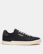COACH®,CLIP LOW TOP SNEAKER,Black,Angle View
