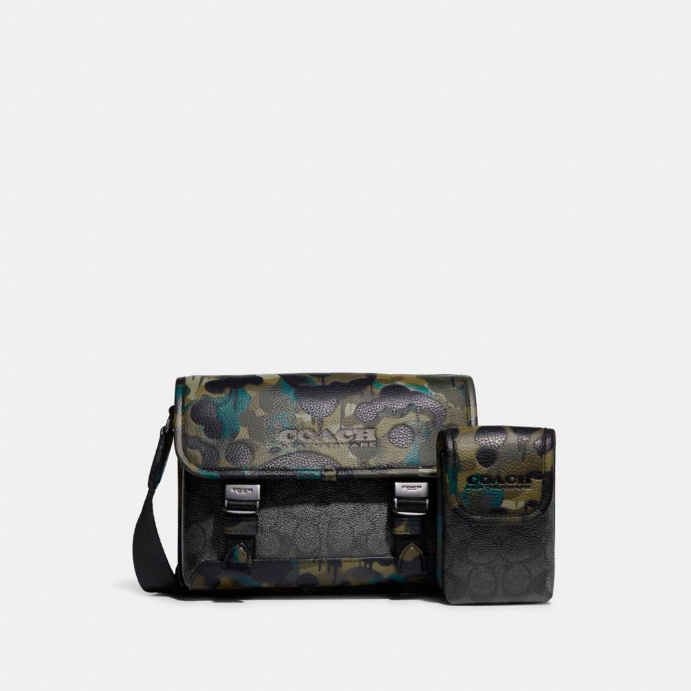 Coach camo outlet sling bag