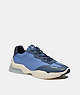 COACH®,CITYSOLE RUNNER,Signature Coated Canvas,Denim,Front View