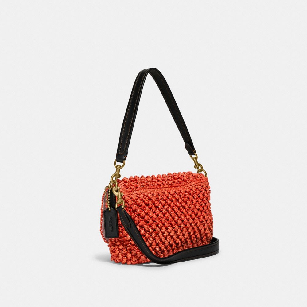 Coach hot sale raffia bag