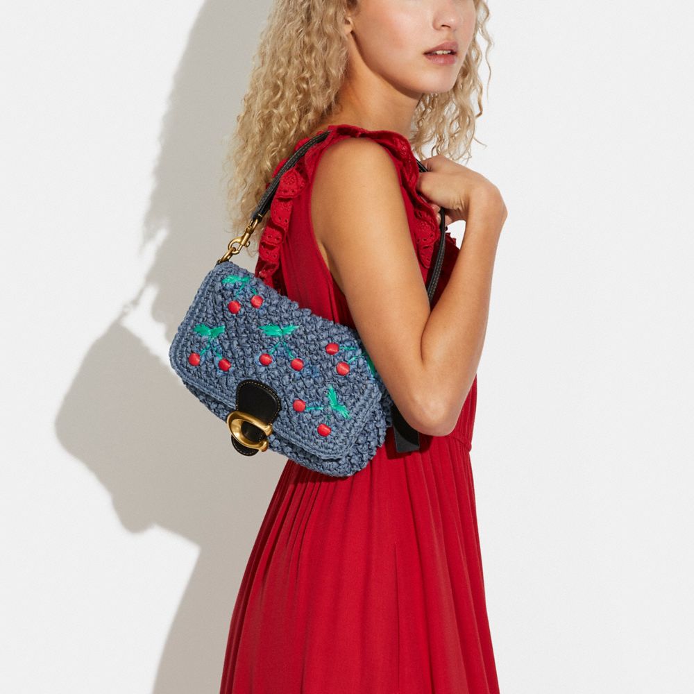 COACH®  Soft Tabby Shoulder Bag With Cherry Embroidery