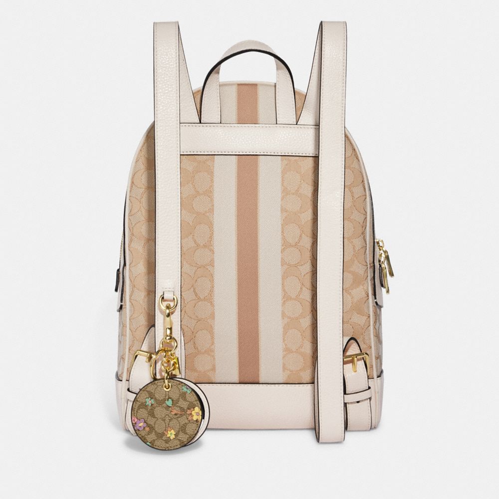 Shop Coach Mirror Bag Charm With Floral Print (CJ437) by