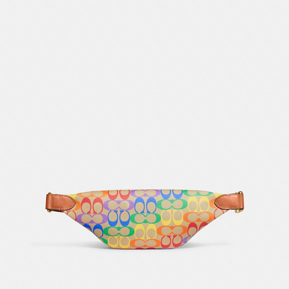 Sac Ceinture Charter 7 En Toile Signature Arc En Ciel