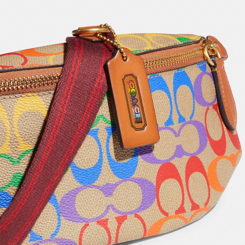 Coach on sale bag rainbow