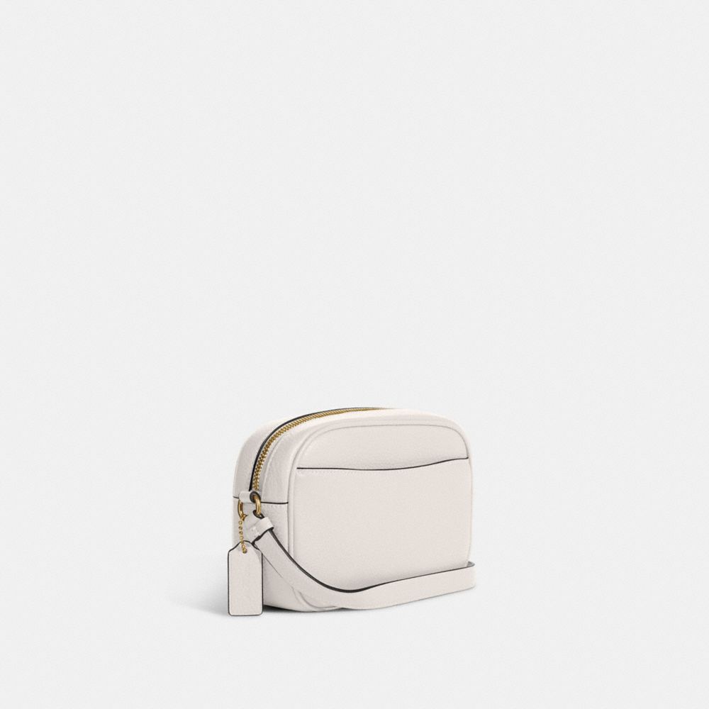 COACH®,Mini Jamie Camera Bag,Leather,Crossbody,Belt,Gold Metal,Casual,,Angle View