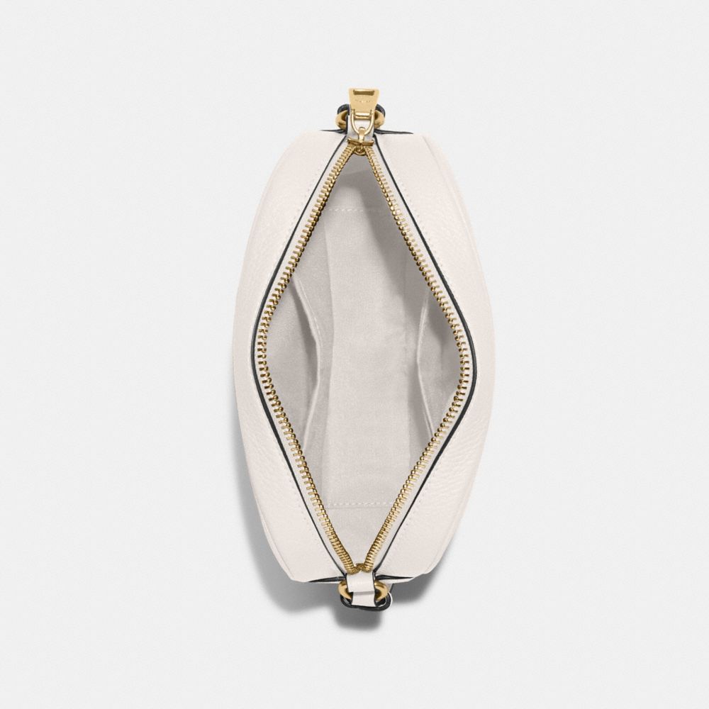 COACH®,Mini Jamie Camera Bag,Leather,Crossbody,Belt,Gold Metal,Casual,,Inside View,Top View