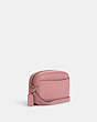 COACH®,MINI JAMIE CAMERA BAG,Pebbled Leather,Small,Anniversary,Gold/True Pink,Angle View