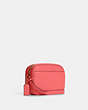 COACH®,MINI JAMIE CAMERA BAG,Pebbled Leather,Small,Anniversary,Gold/Pink Lemonade,Angle View