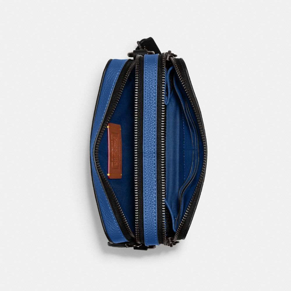 COACH®,チャーター クロスボディ ウィズ ハイブリッド ポーチ シグネチャー レザー,メッセンジャー&ボディバッグ,