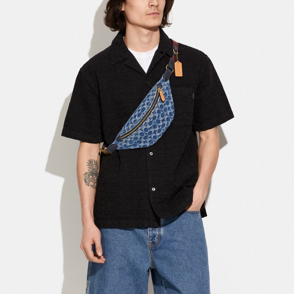 Charter Belt Bag 7 In Signature Denim