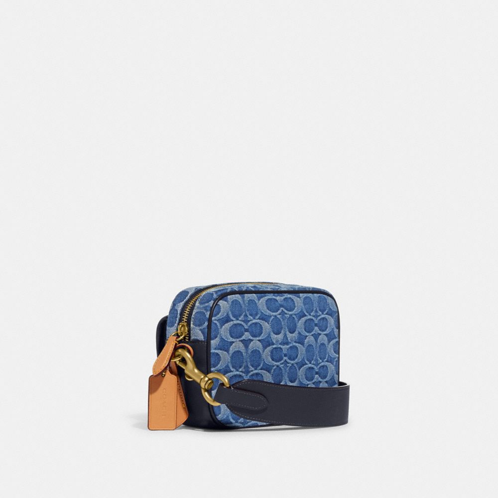 Coach+Studio+Camera+Bag+18+I+Signature+Denim+Crossbody for sale online