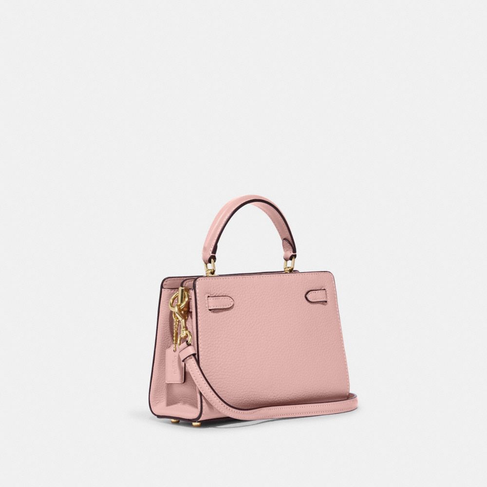 COACH Hand Drawn Mini Pochette Purse Bag Top Handle-VERY NICE