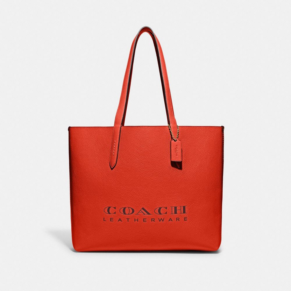 coach highline tote in signature canvas