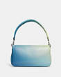COACH®,PILLOW TABBY SHOULDER BAG 26 WITH OMBRE,Nappa leather,Medium,Gold/Aqua Multi,Back View