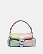 COACH®,PILLOW TABBY SHOULDER BAG 18 WITH OMBRE,Nappa leather,Mini,Gold/Pale Pistachio Multi,Front View